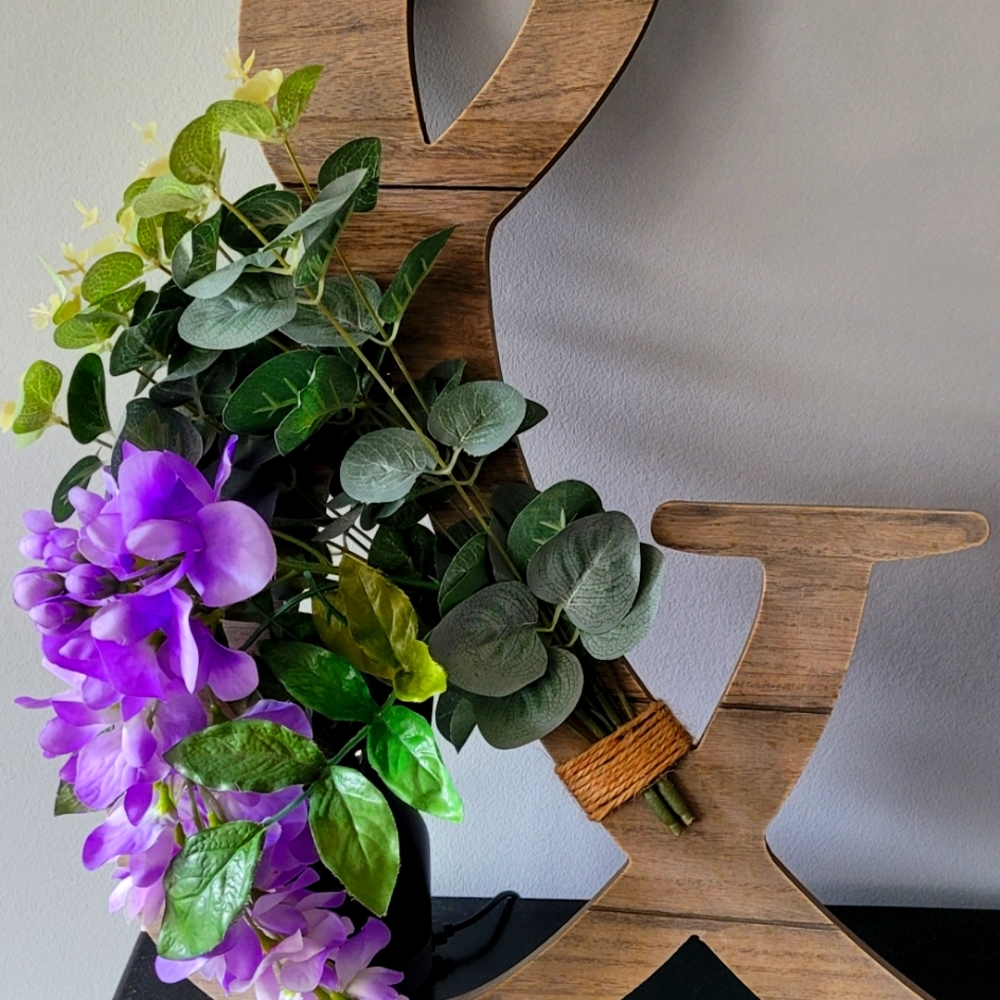 Wooden & sign